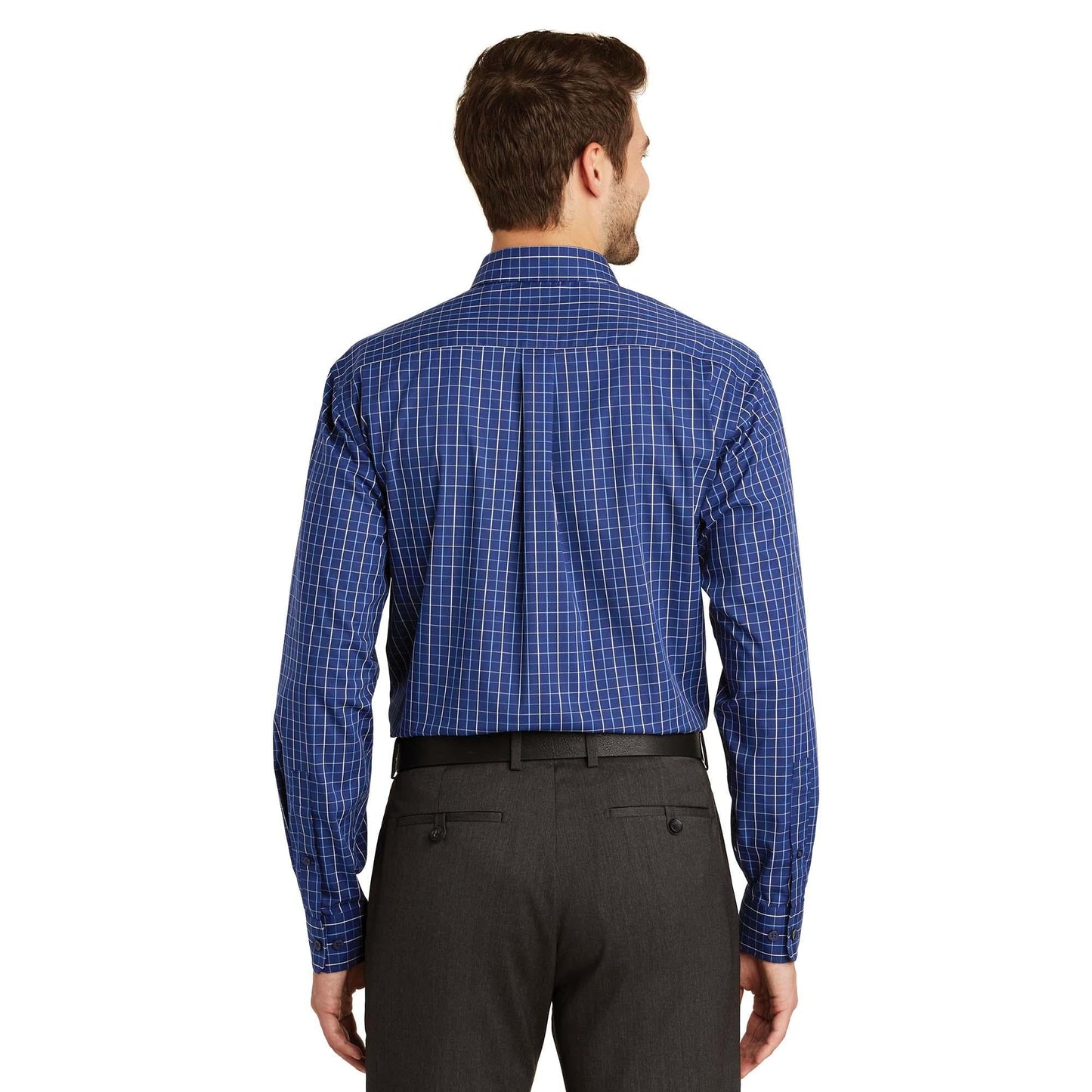 Blue/Navy Button Up Shirts - Port Authority - Easy Care