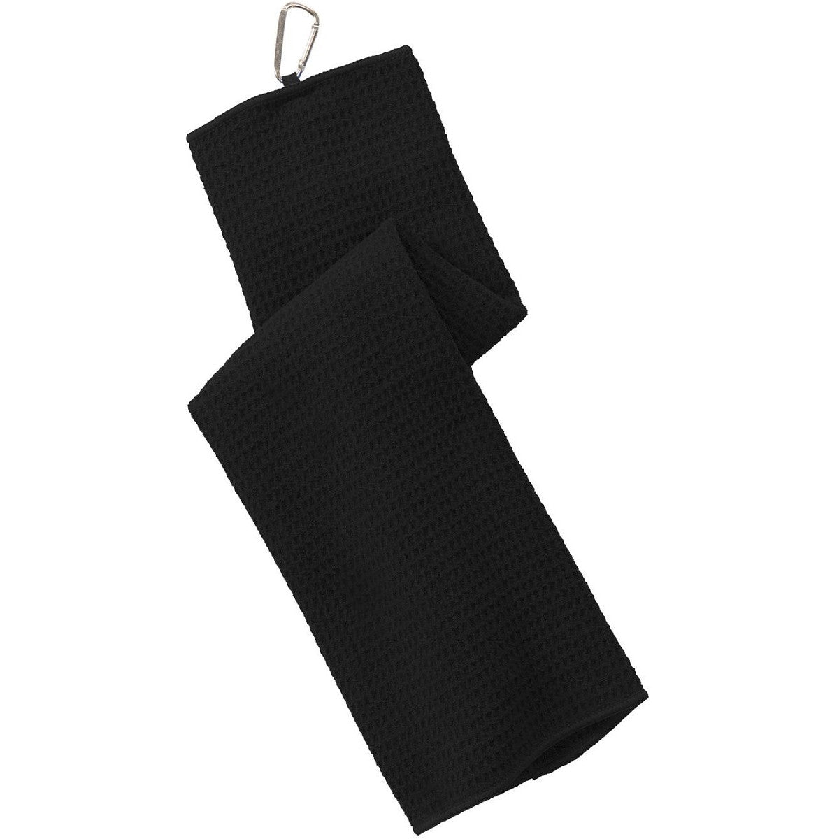 Black Golf Towels - Port Authority - Absorbent Microfiber