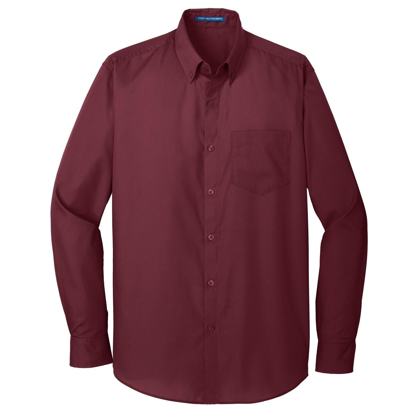Deep Black Button Up Shirts - Port Authority - Lightweight