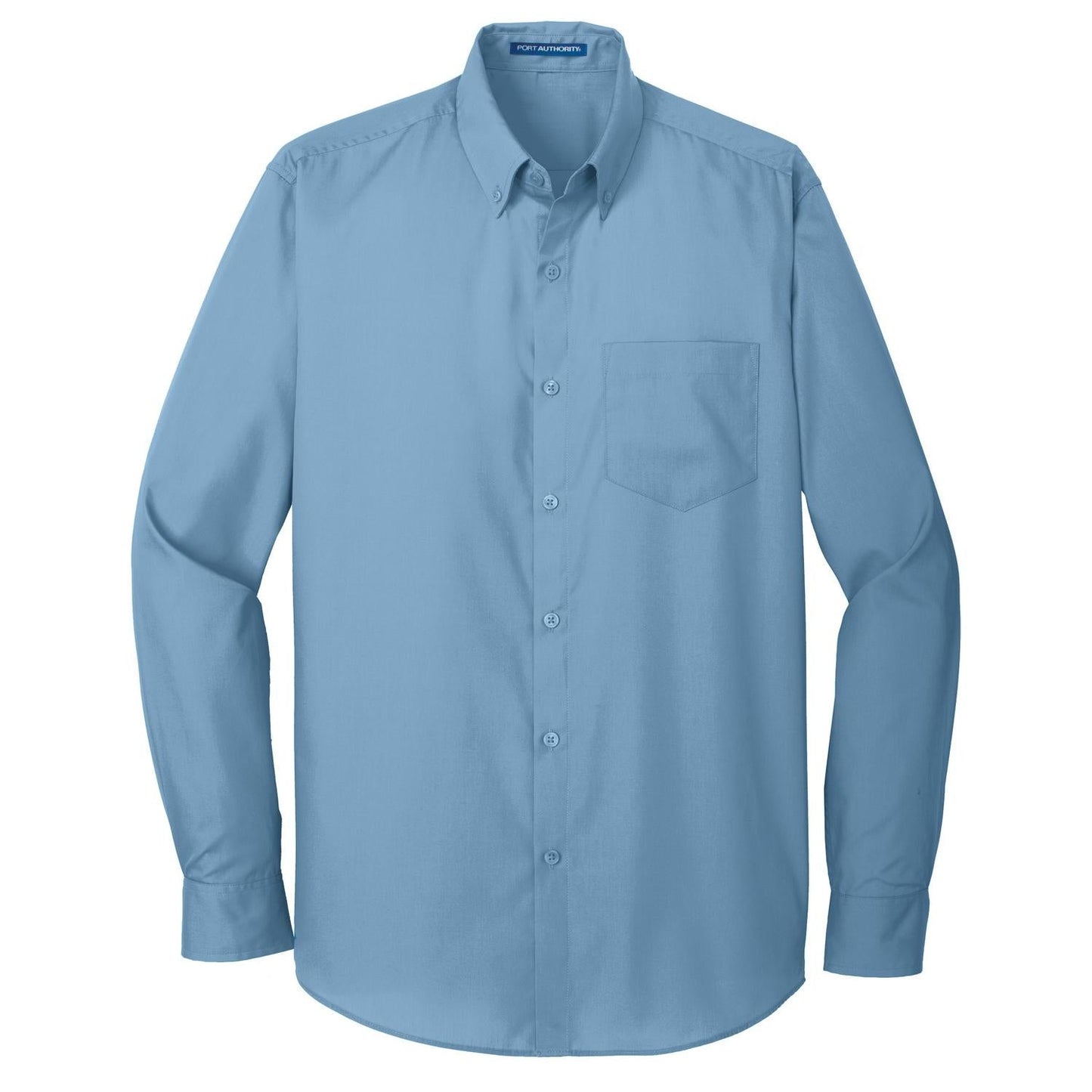 Deep Black Button Up Shirts - Port Authority - Lightweight