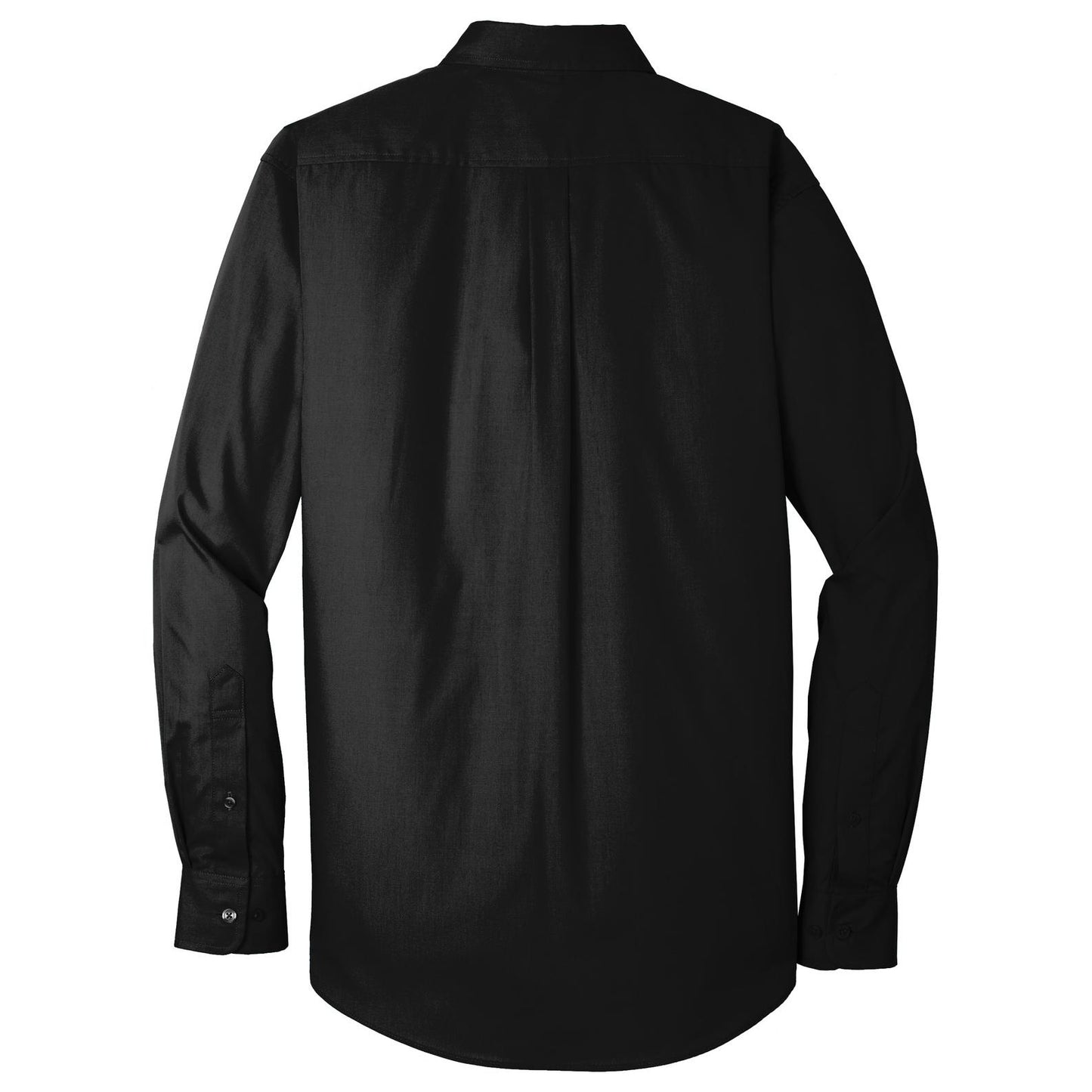 Deep Black Button Up Shirts - Port Authority - Lightweight