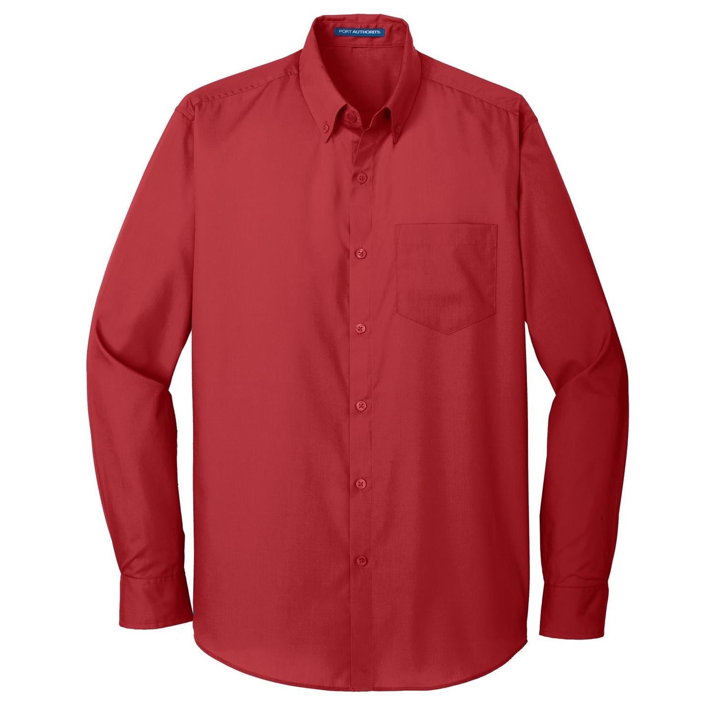 Deep Black Button Up Shirts - Port Authority - Lightweight