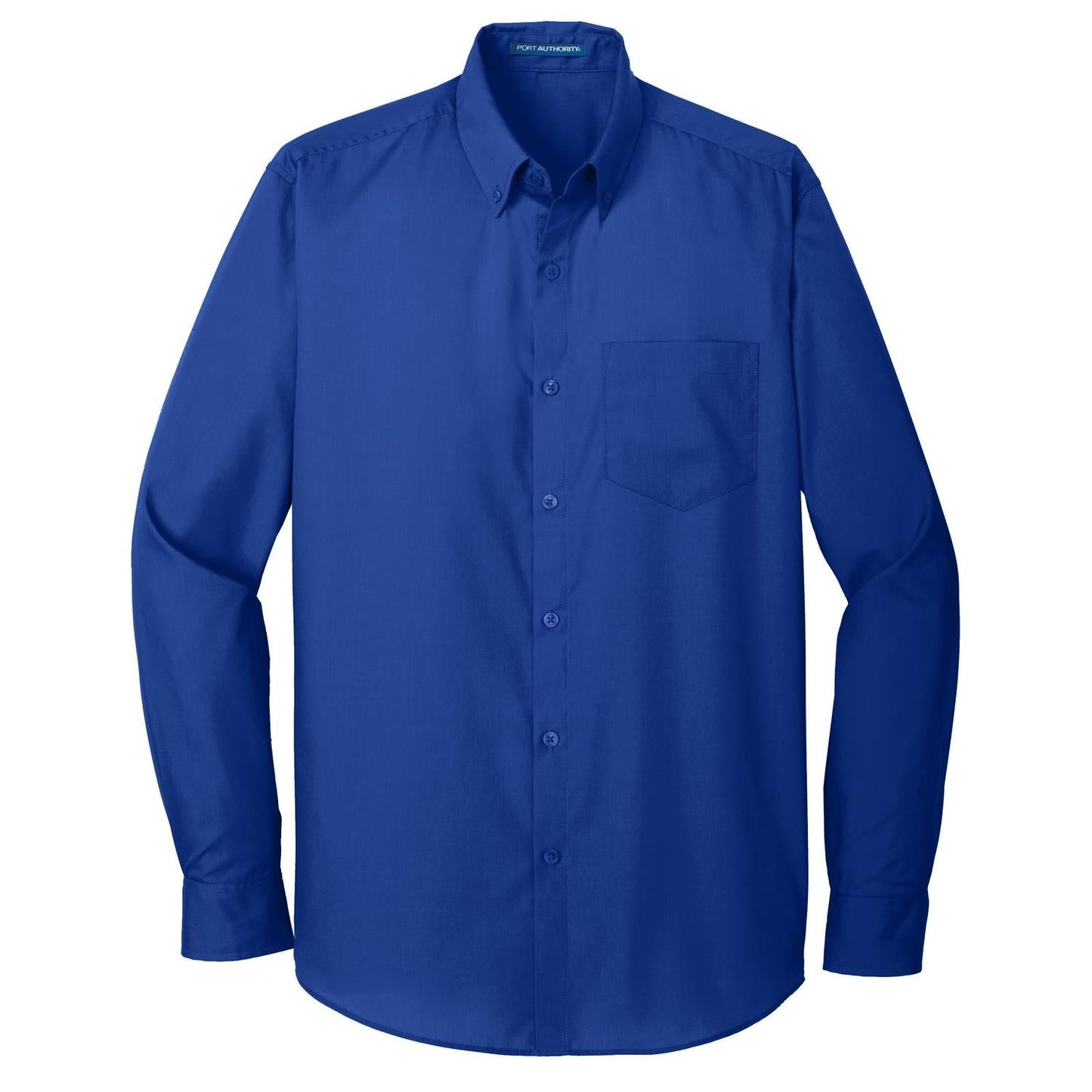 Deep Black Button Up Shirts - Port Authority - Lightweight