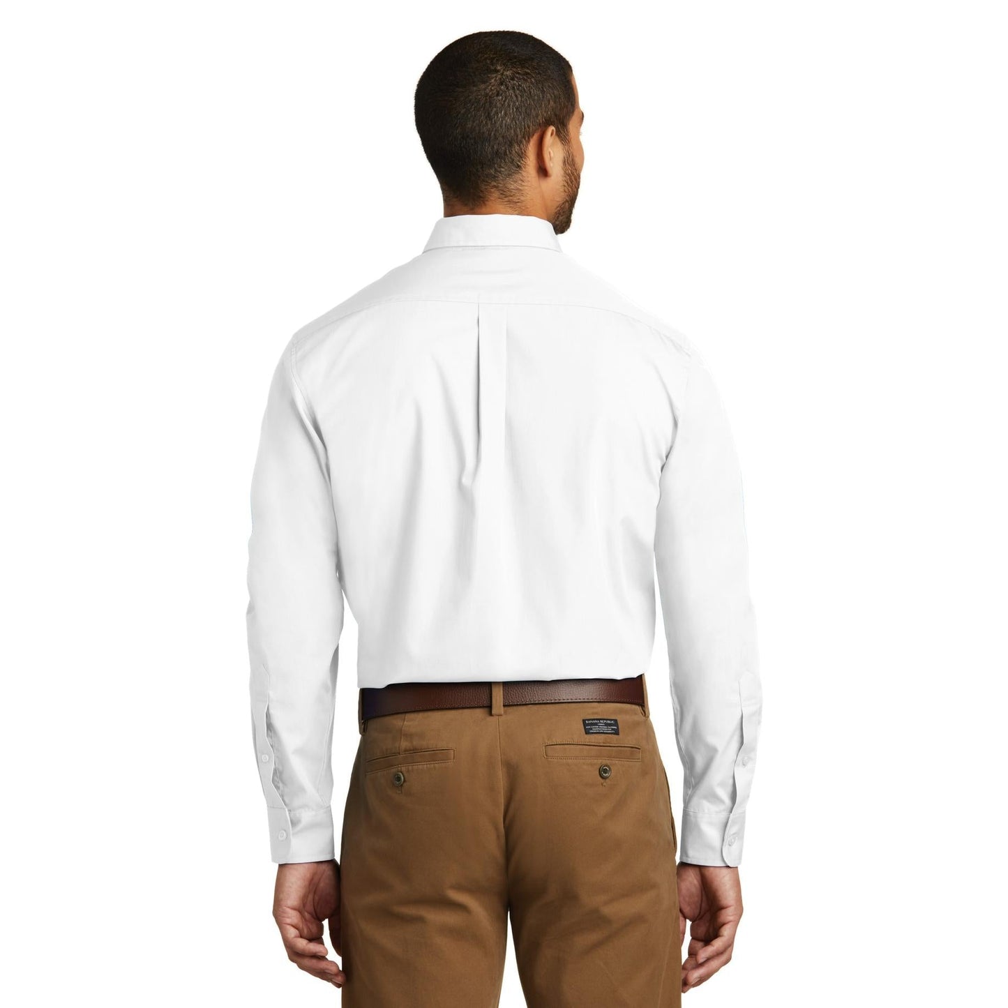 Deep Black Button Up Shirts - Port Authority - Lightweight
