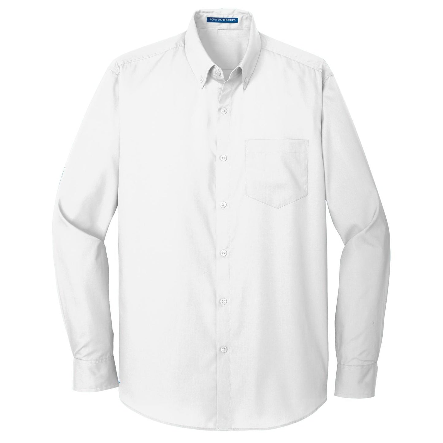 Deep Black Button Up Shirts - Port Authority - Lightweight