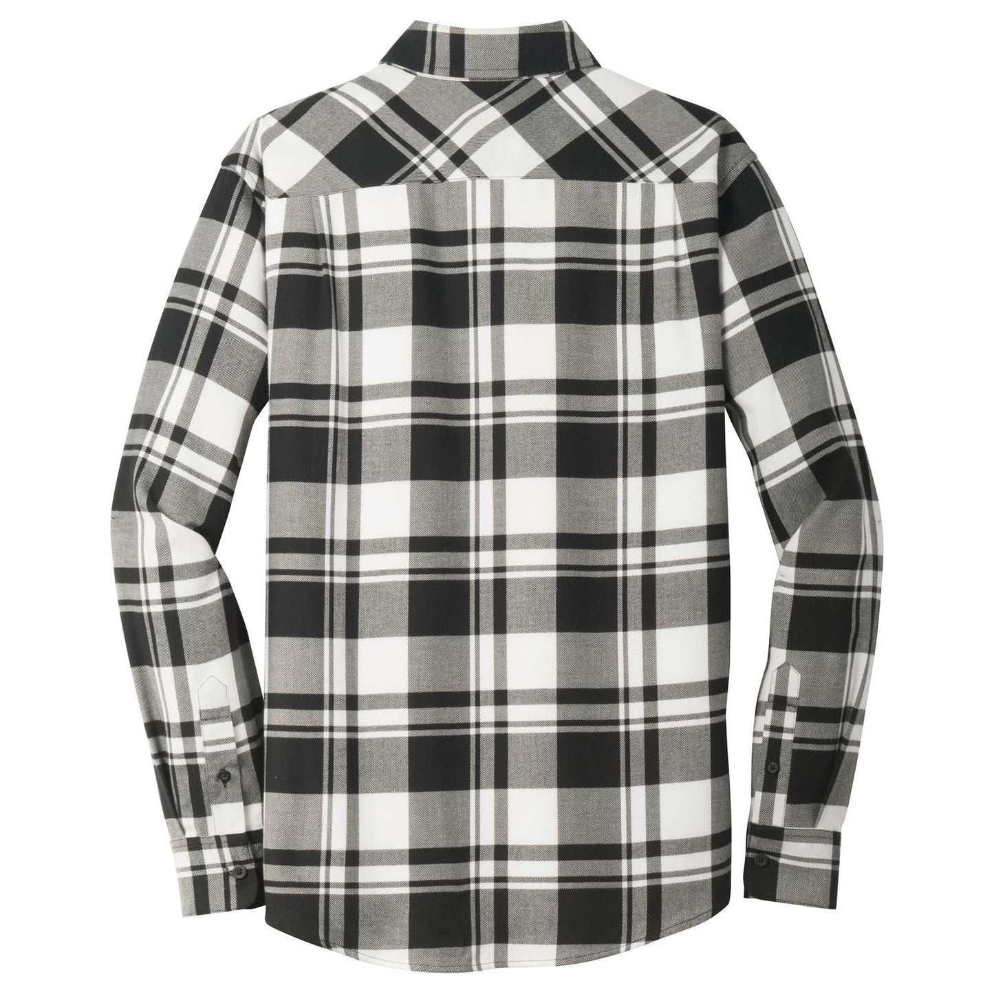 Grey/Black Flannel Shirt - Port Authority - Classic Style