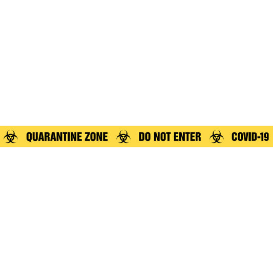 3 mil Barricade Tape - Presco - Caution Message