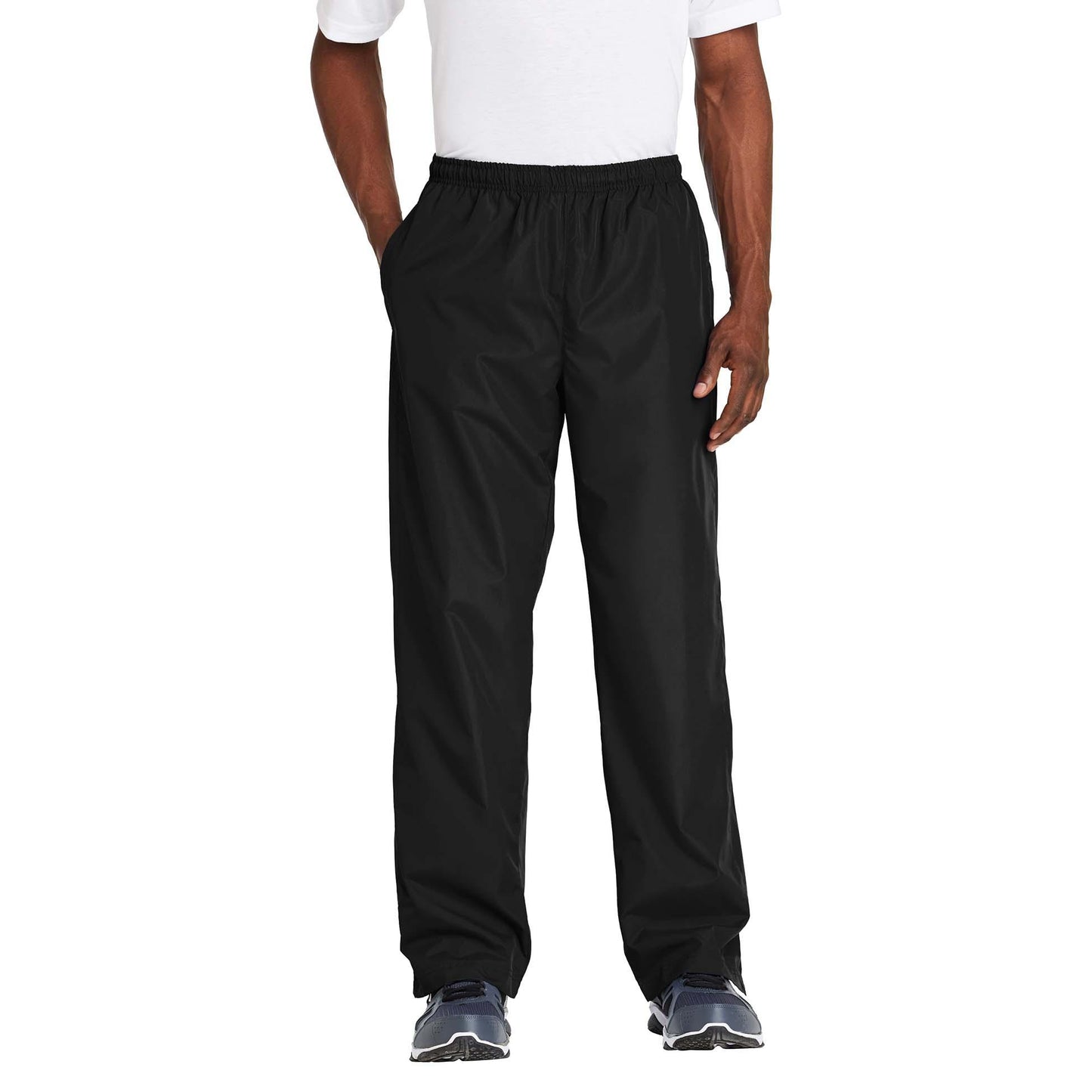 Black Wind Pants - Sport-Tek - Easy Wear Comfort