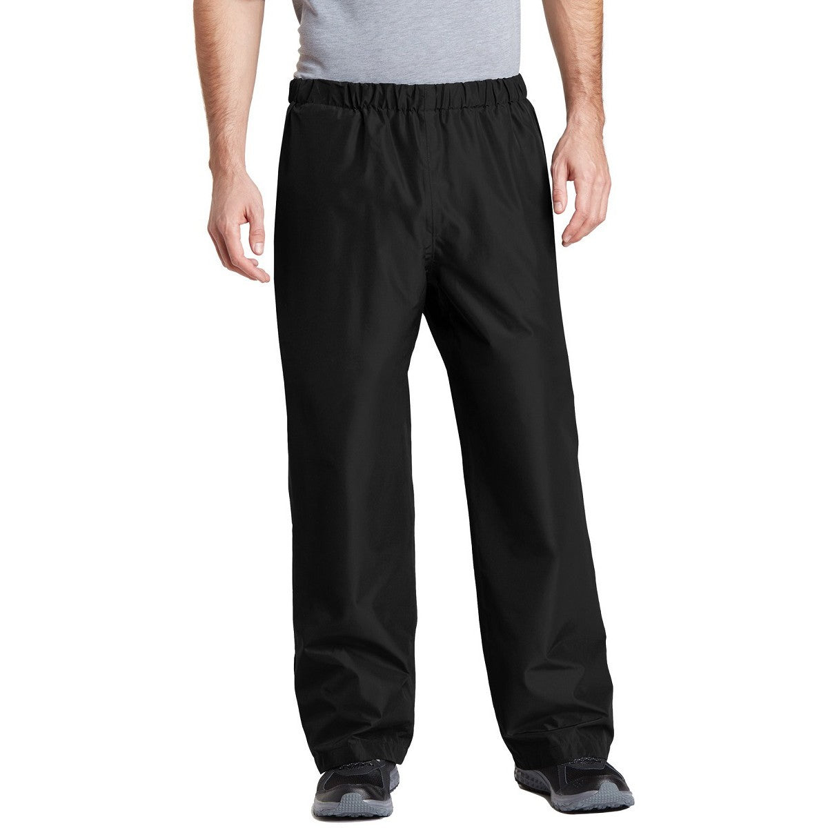 Black Waterproof Rain Pants - Port Authority - Seam Sealed