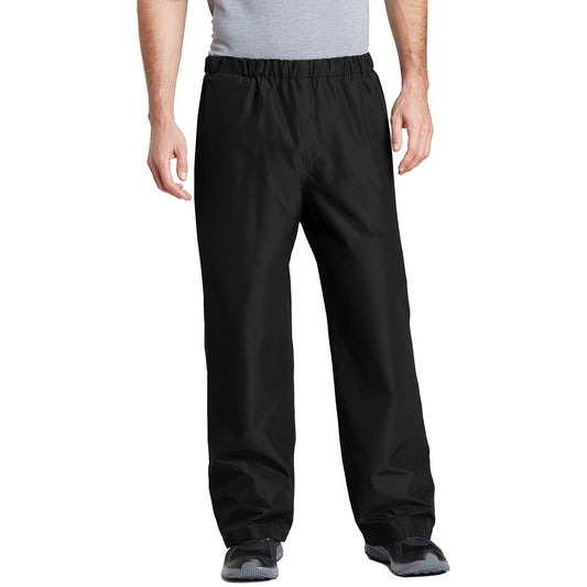 Black Waterproof Rain Pants - Port Authority - Seam Sealed