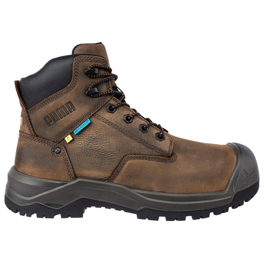 Brown Work Boots - PUMA Safety - Heavy Duty Design