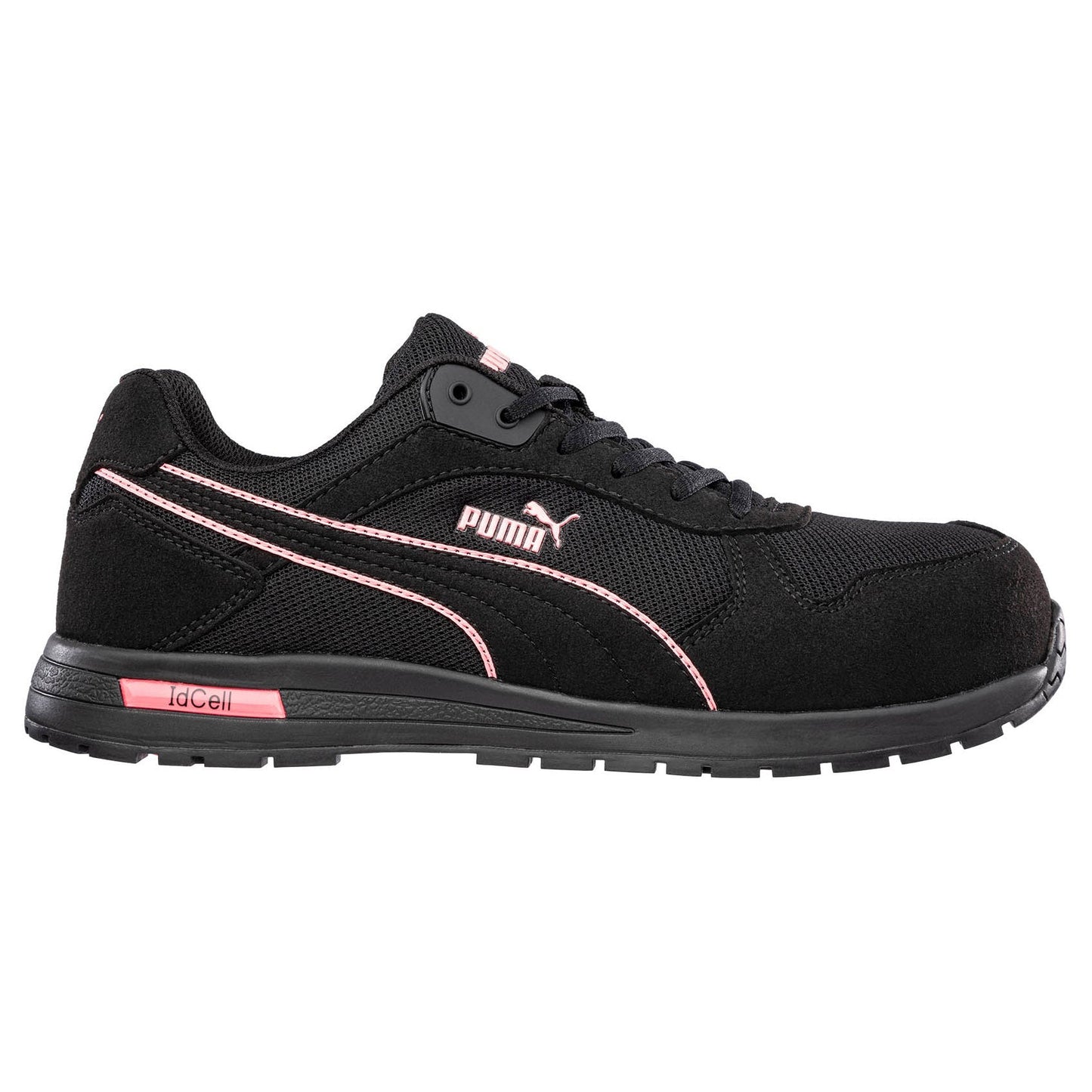 Gray/Pink Work Shoes - PUMA Safety - Slip Resistant