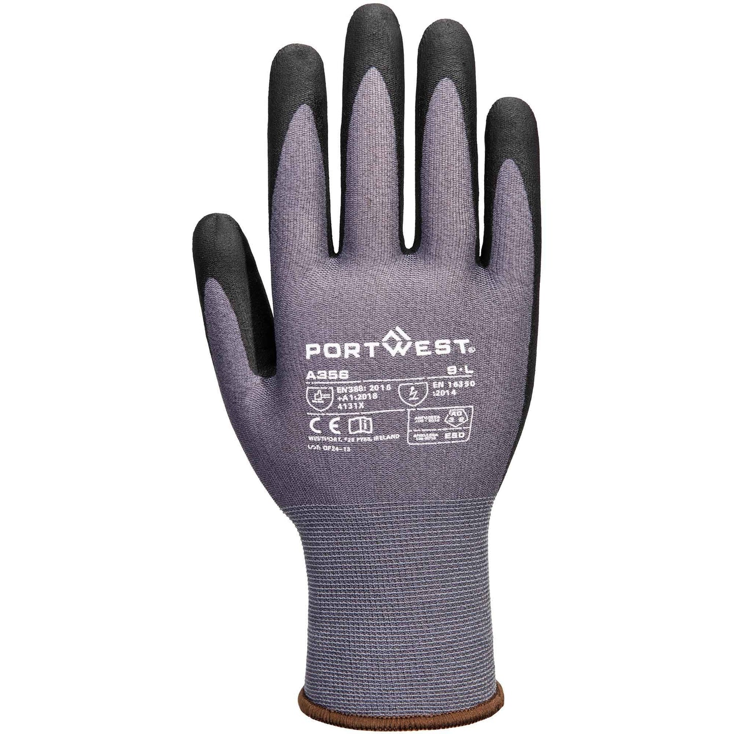 Blue/Black String Knit Gloves - Portwest - Durable Design