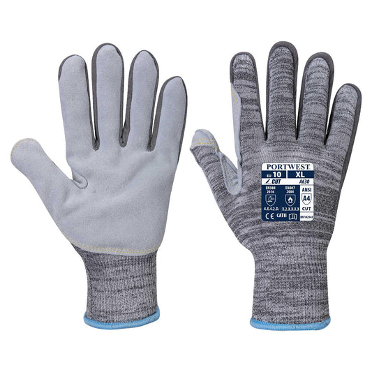 Gray String Knit Gloves - Portwest - Durable Protection