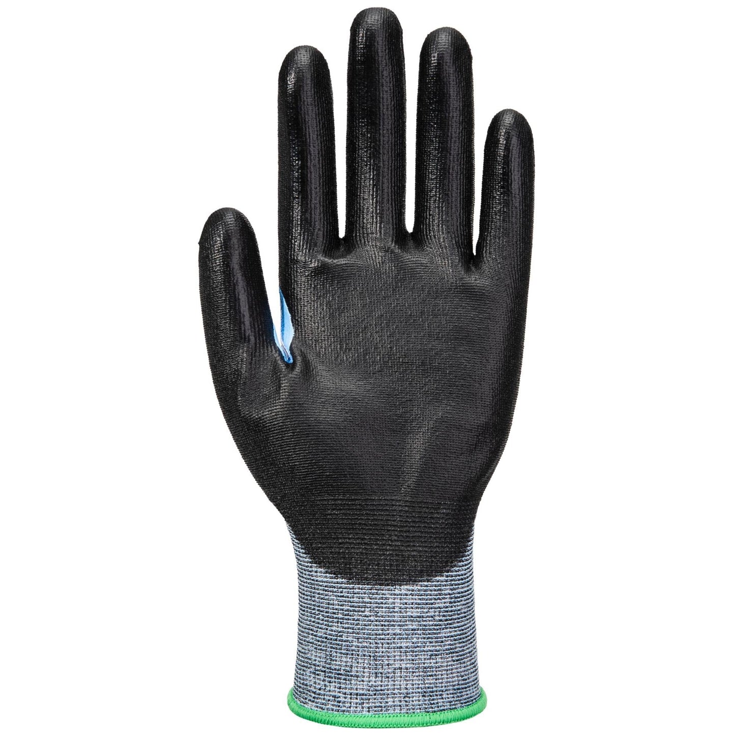 Gray/Black Durable String Knit Gloves - Portwest - A4 Cut