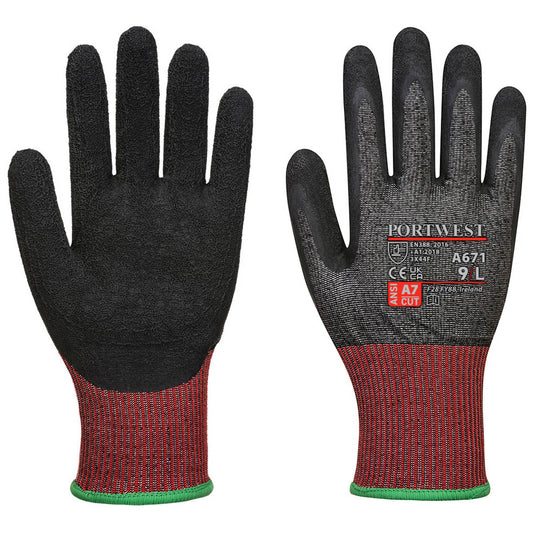 Black String Knit Gloves - Portwest - Durable Design