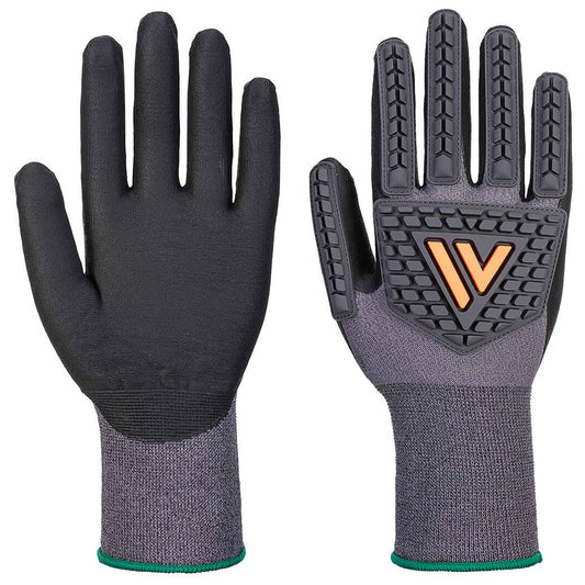 Black String Knit Gloves - Portwest - Superior Grip