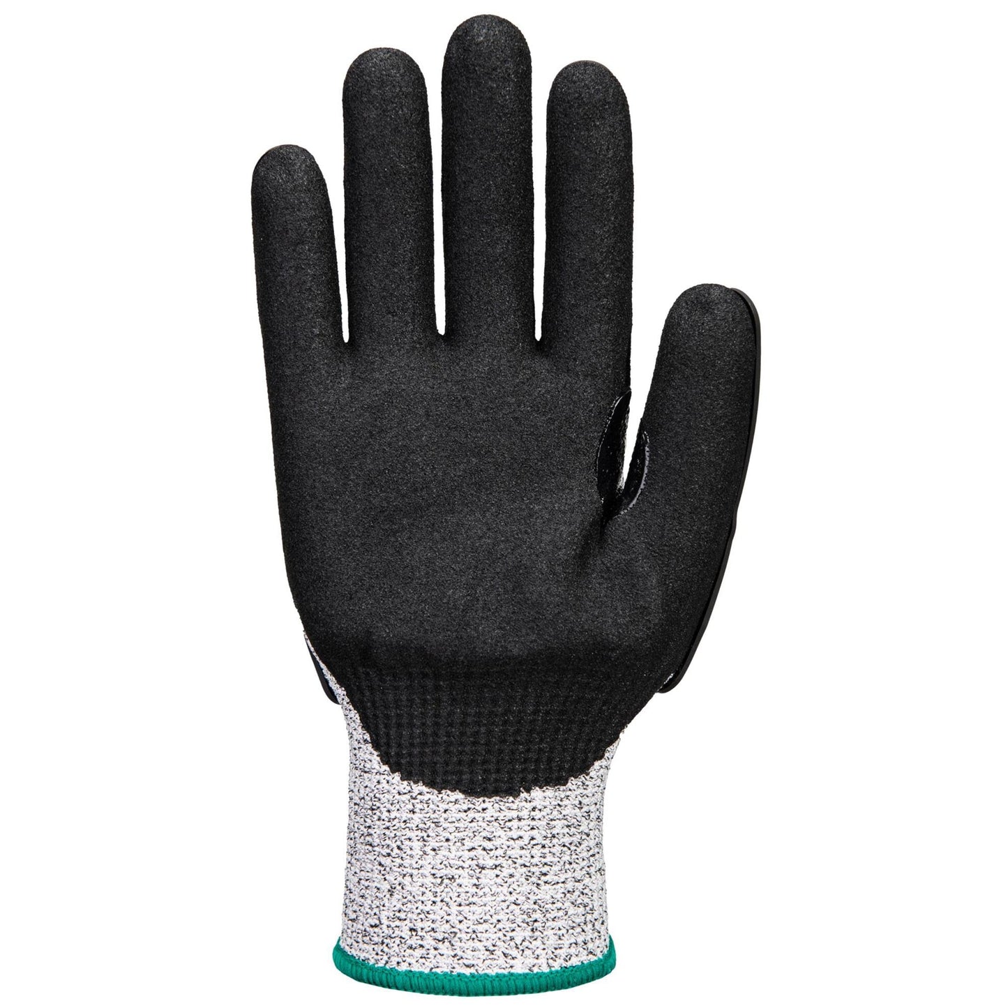 Gray/Black String Knit Gloves - Portwest - Nitrile Foam