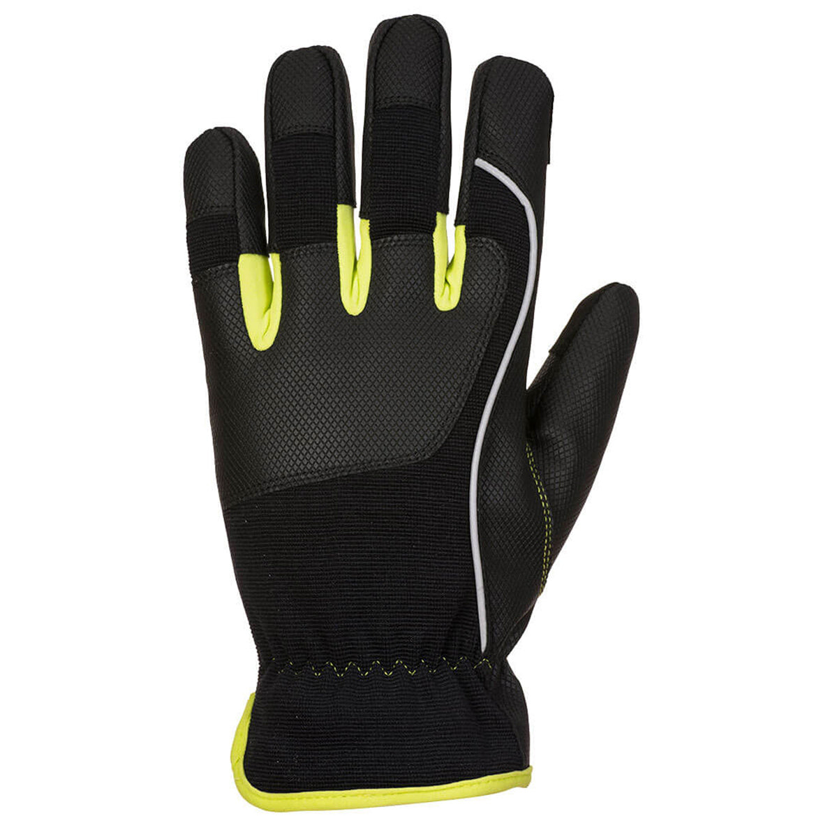 Black/Yellow Performance Gloves - Portwest - Durable Grip