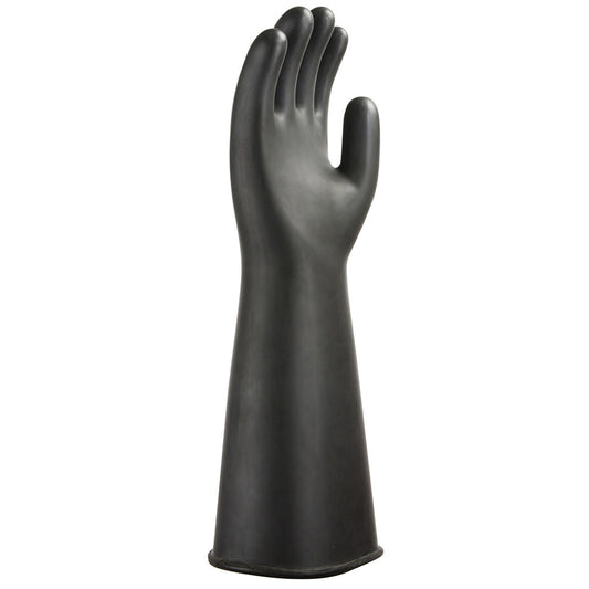 Black Rubber Gloves - Portwest - Heavyweight Latex