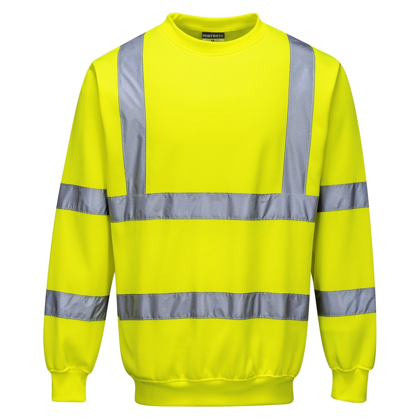 Yellow Safety Sweatshirt - Portwest - Comfortable Fit