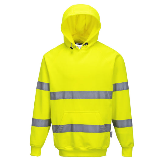 Yellow Safety Sweatshirt - Portwest - Comfortable Hi-Vis