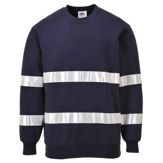 Navy Sweatshirt - Portwest - Comfortable Hi-Vis Wear