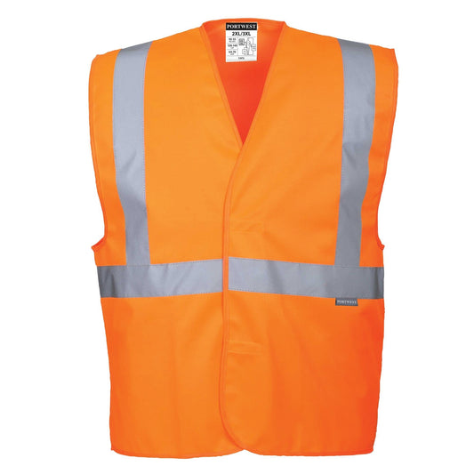 Orange Safety Vest - Portwest - Lightweight Design