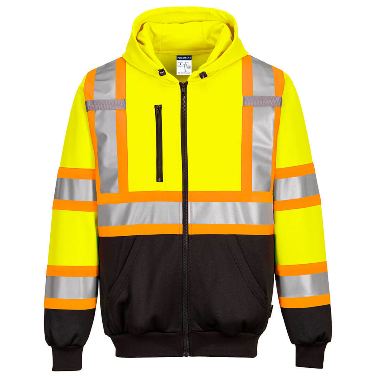 Orange Safety Sweatshirt - Portwest - High Visibility