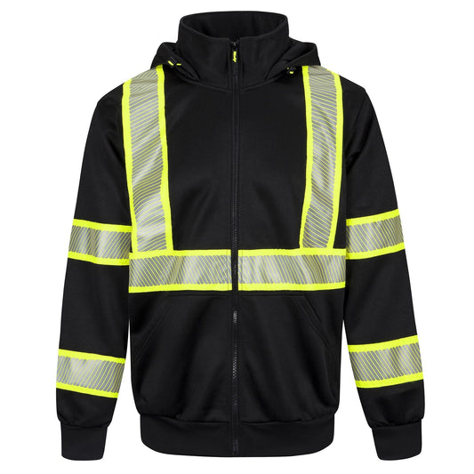 Black Safety Sweatshirt - Portwest - Reflective Design