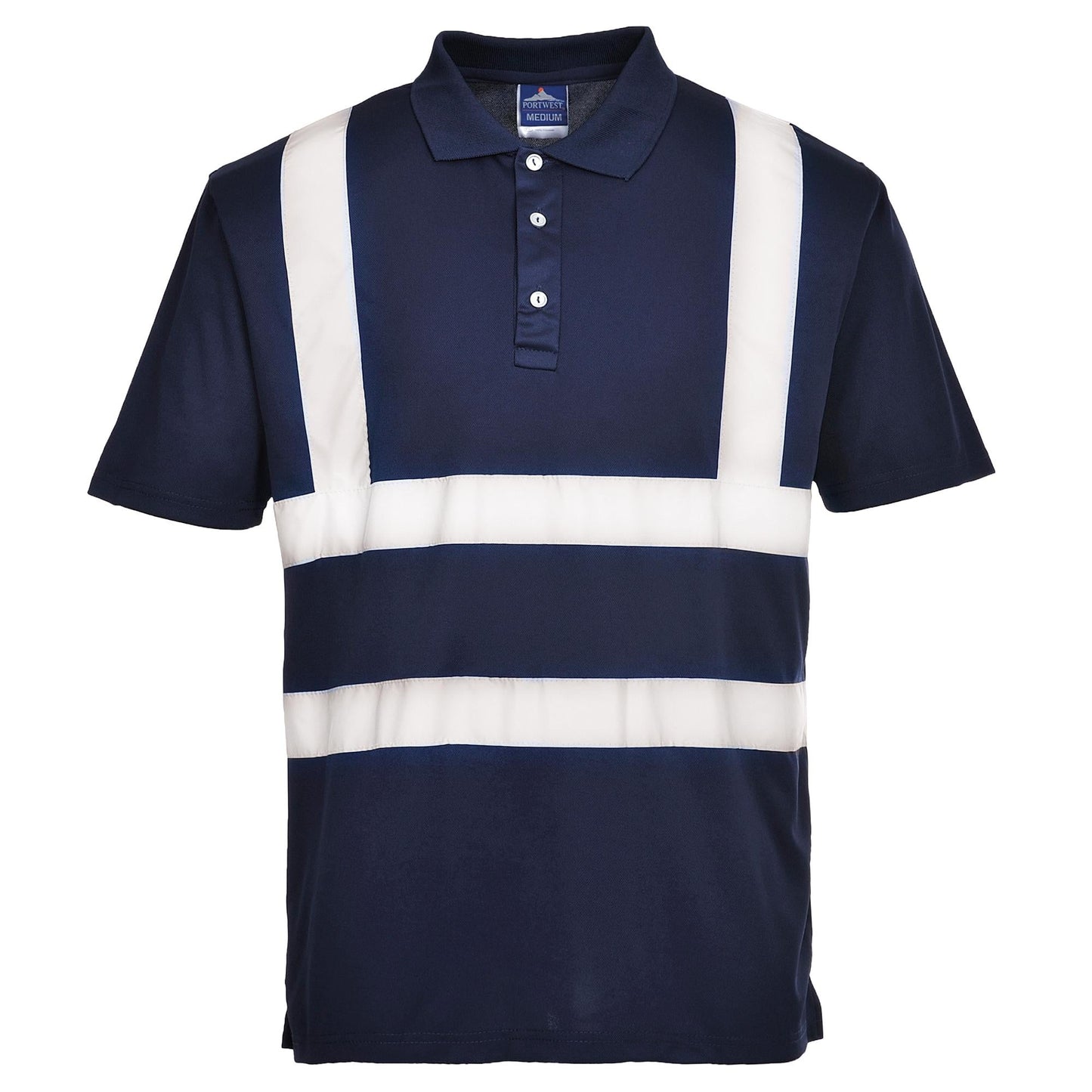 Navy Safety Shirts - Portwest - Comfortable Fabric