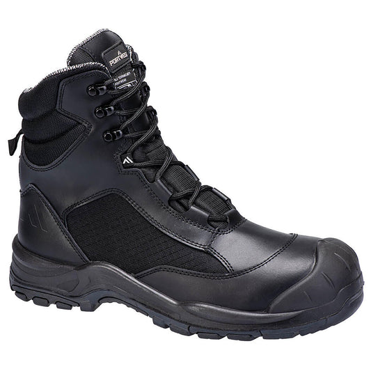 Black Work Boots - Portwest - Durable Slip Resistant