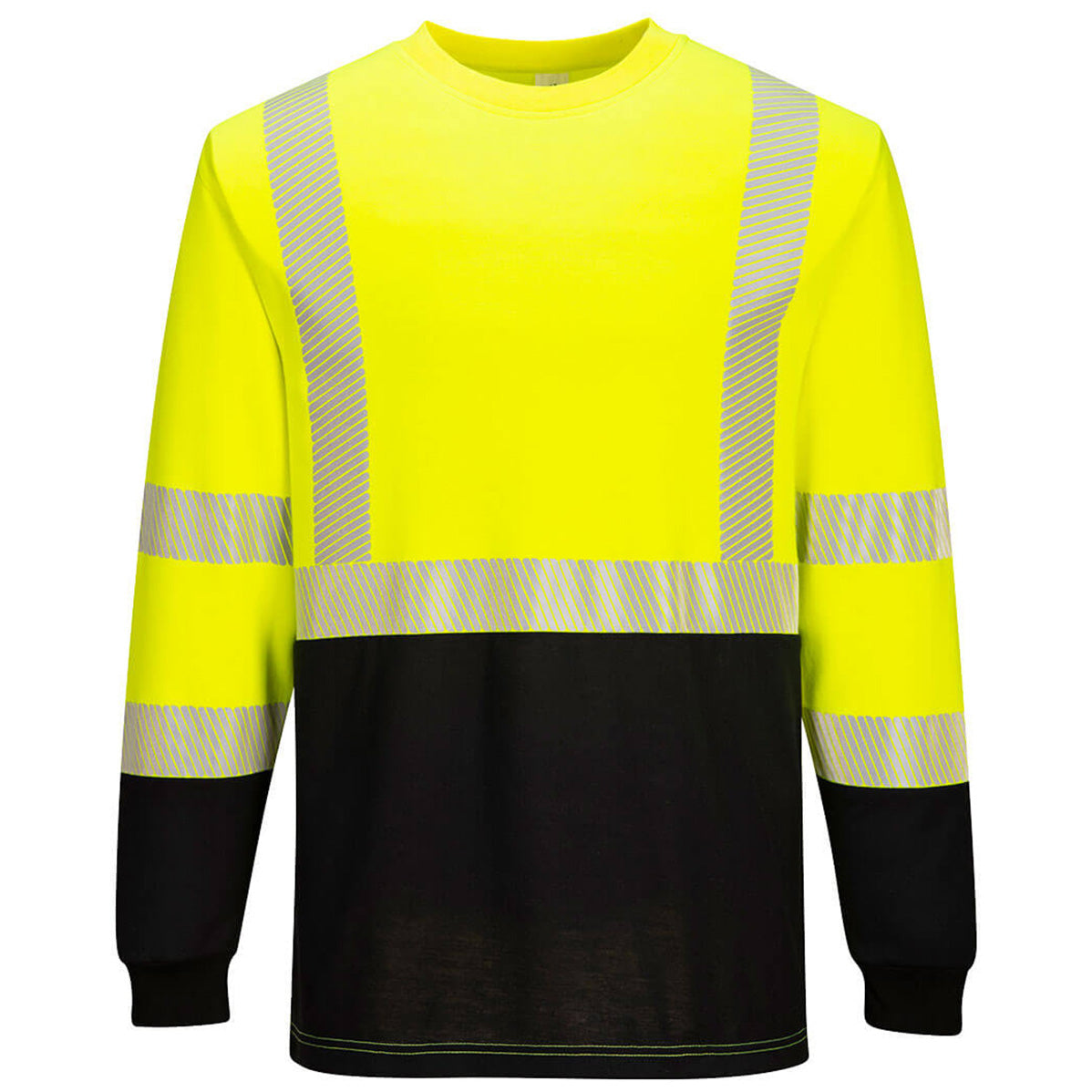Yellow/Black Safety Shirts - Portwest - Flame Resistant