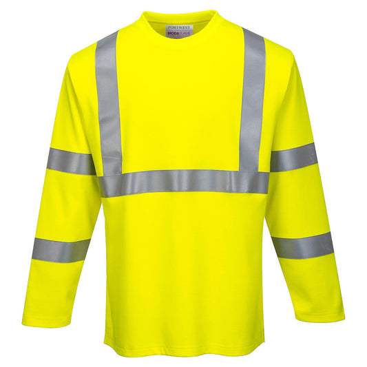 Yellow/Lime Safety Shirt - Portwest - Comfortable Fit
