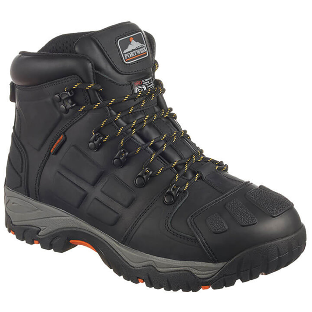 Black Work Boots - Portwest - Waterproof Quality