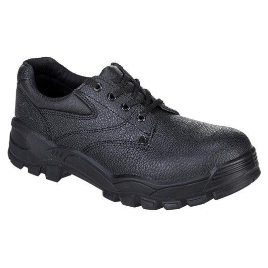 Black Work Shoes - Portwest - Durable Steel Toe Safety