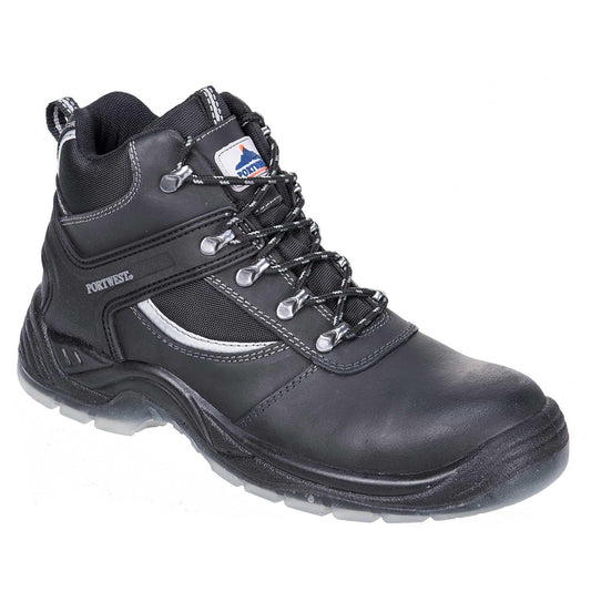 Black Work Boots - Portwest - Durable Safety Footwear