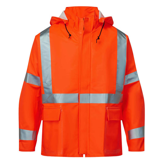 Orange Rain Jacket - Portwest - Durable Protection