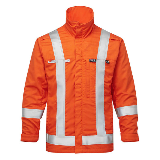 Orange Safety Jackets - Portwest - Durable Flame Resistant