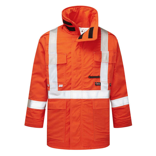 Orange Jackets - Portwest - Insulated Safety Parka
