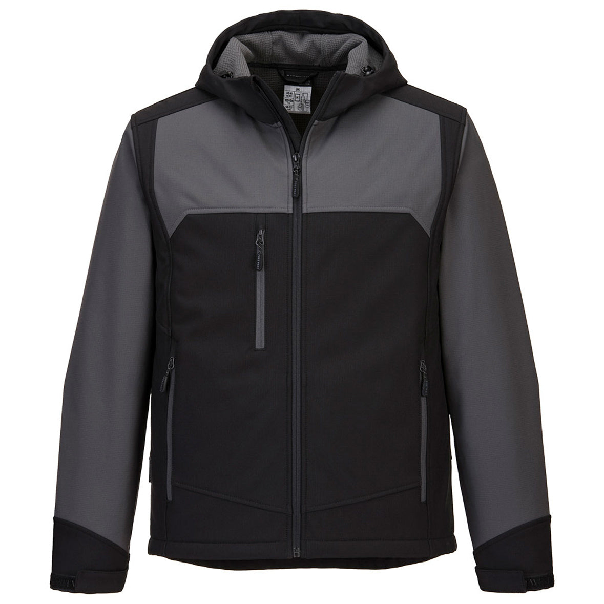 Black/Gray Softshell Jacket - Portwest - Weather Resistant