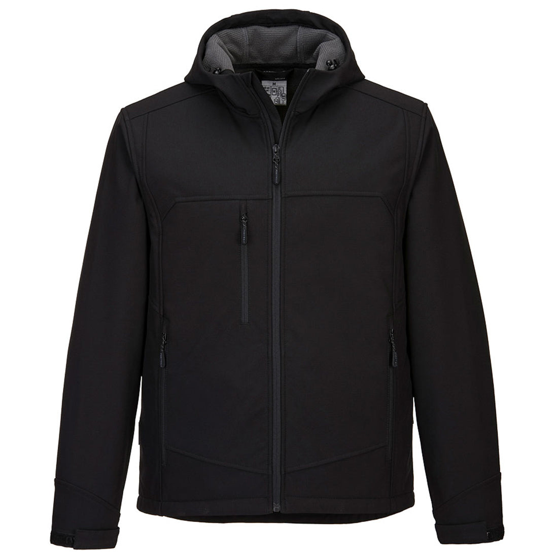 Black/Gray Softshell Jacket - Portwest - Weather Resistant