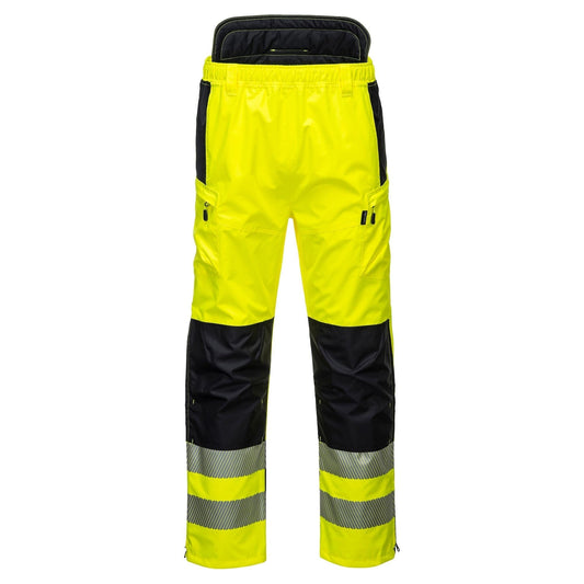 Yellow/Black Rain Pants - Portwest - Durable Material