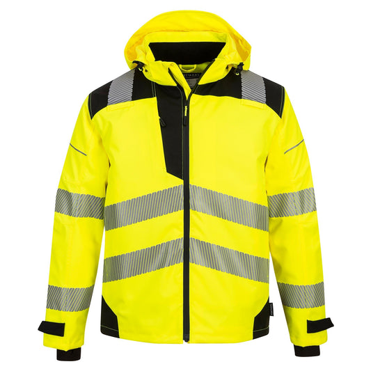 Yellow/Black Rain Jacket - Portwest - Waterproof Design