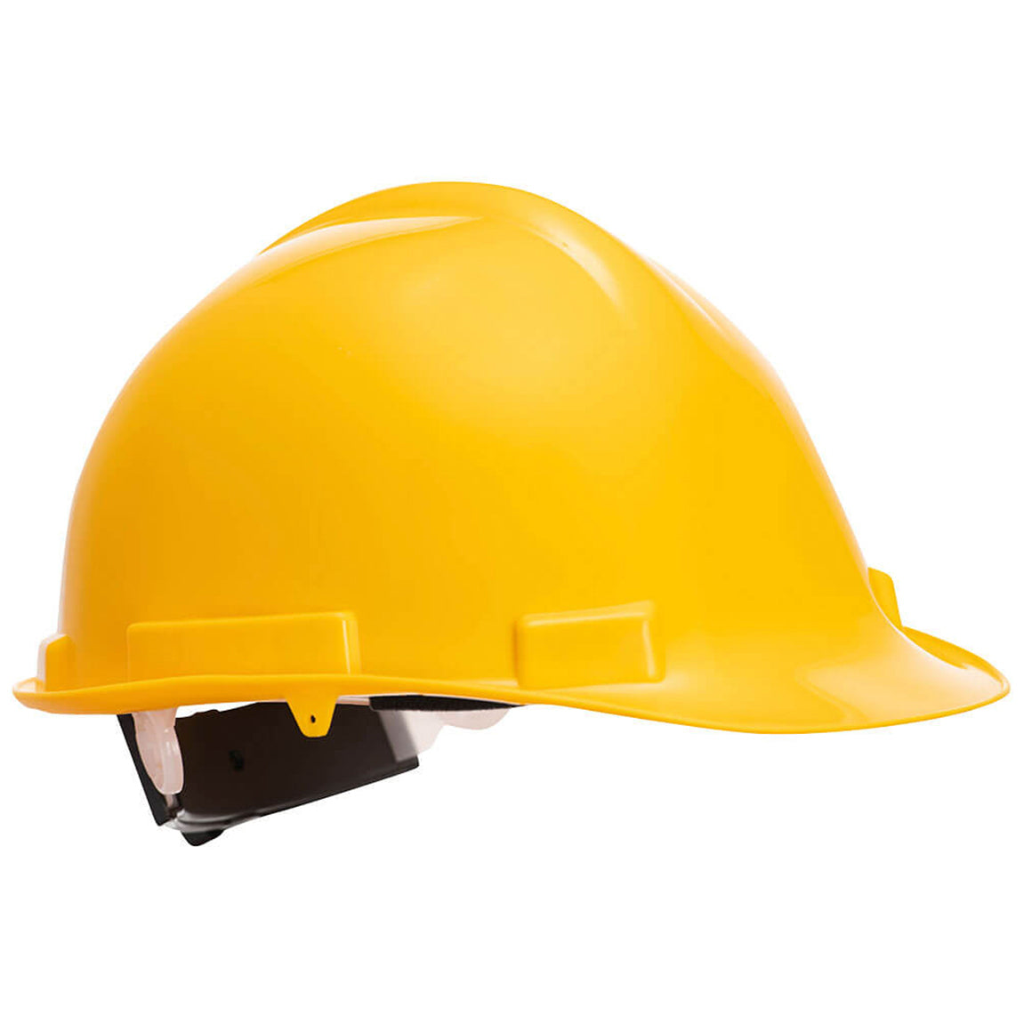 White Hard Hats - Portwest - Comfortable Adjustable Fit