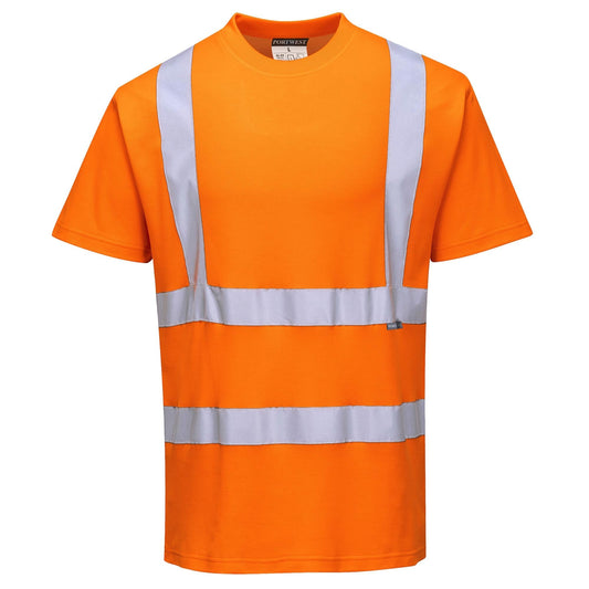 Orange Safety Shirt - Portwest - Reflective Cotton