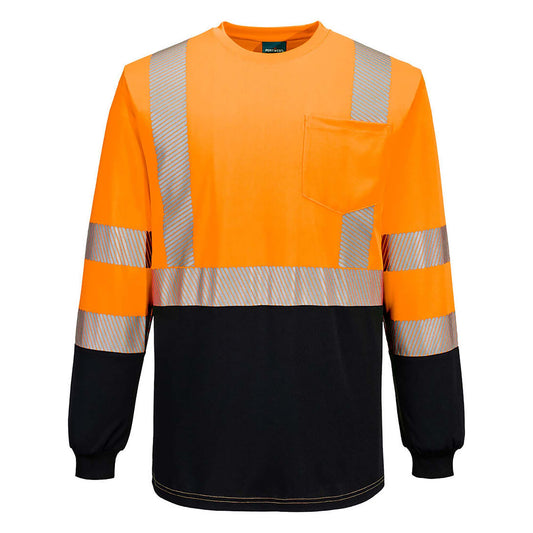 Orange Safety Shirt - Portwest - Hi-Vis Lightweight