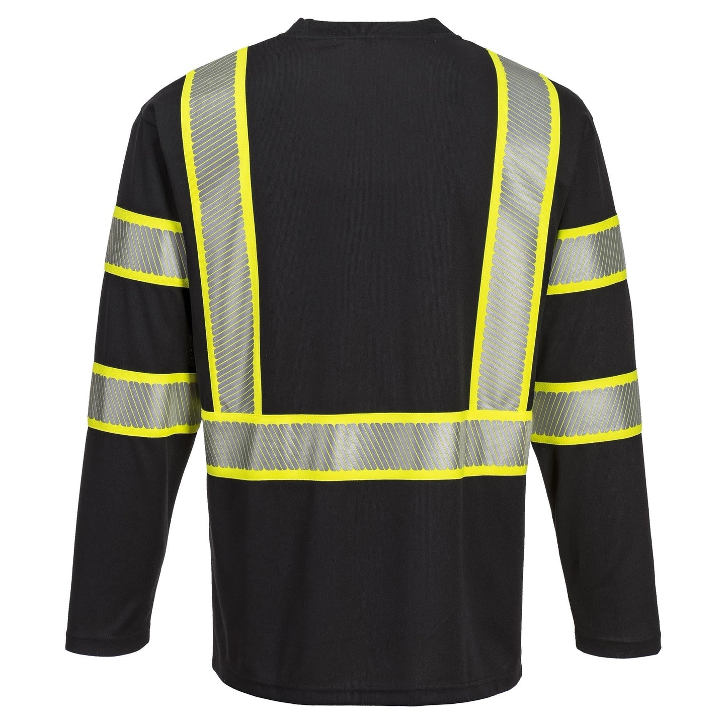 Black Safety Shirt - Portwest - Lightweight Polyester