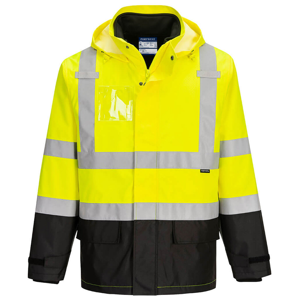 Orange/Black Rain Jacket - Portwest - Waterproof Design