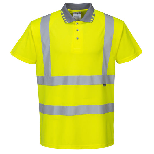 Yellow Safety Shirt - Portwest - Moisture Wicking